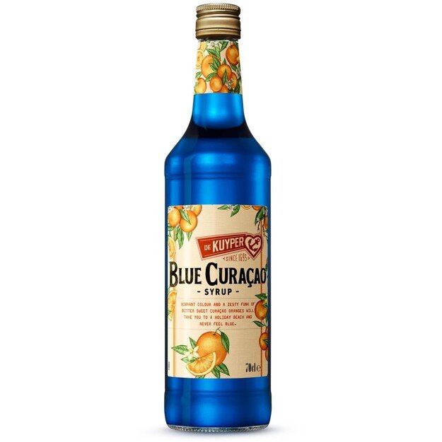 DE KUYPER Blue Curacao skonio sirupas 0.7L