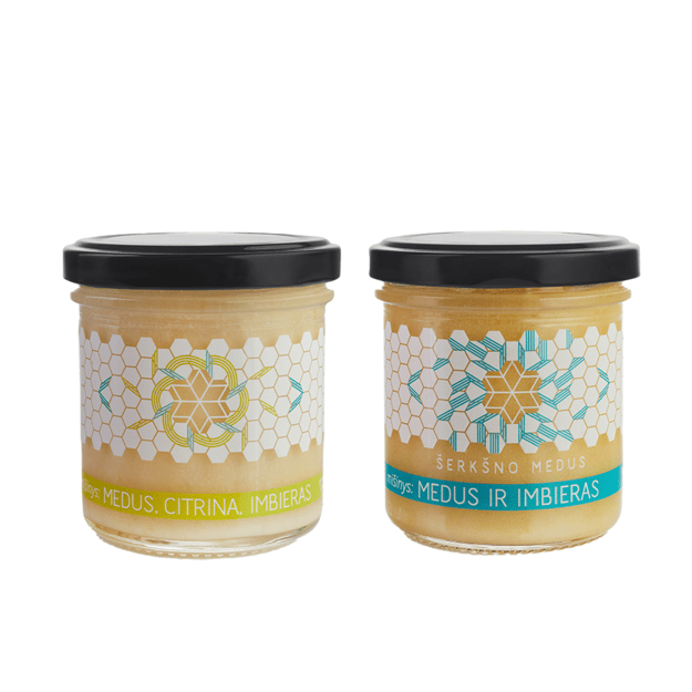 Medaus dovana juodoje dėžutėje (200 g medaus) 1